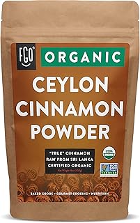 Organic Ceylon Cinnamon Powder | Perfect for Baking, Cooking & Smoothies | 100% Raw from Sri Lanka | 16oz/453g Resealable ...