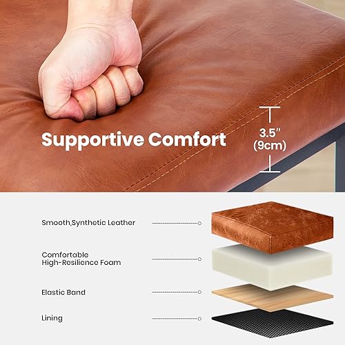 Miniatura 6 de PHI VILLA Taburetes de bar  Taburetes de mostrador para isla de cocina, taburetes de bar modernos, taburetes de barra de altura de mostrador