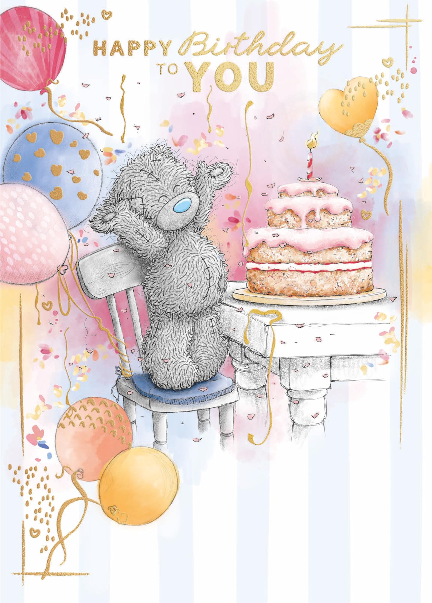 Me To You Bear Birthday Celebration Birthday Card