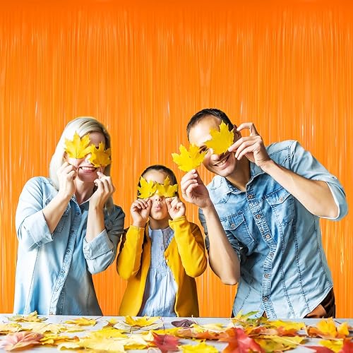 Miniatura 93 de GOER - Cortinas de tiras metálicas/oropel para fiestas, telón de fondo para fotos, cumpleaños, graduaciones, decoraciones y Año Nuevo, de 6.4 x 9.8