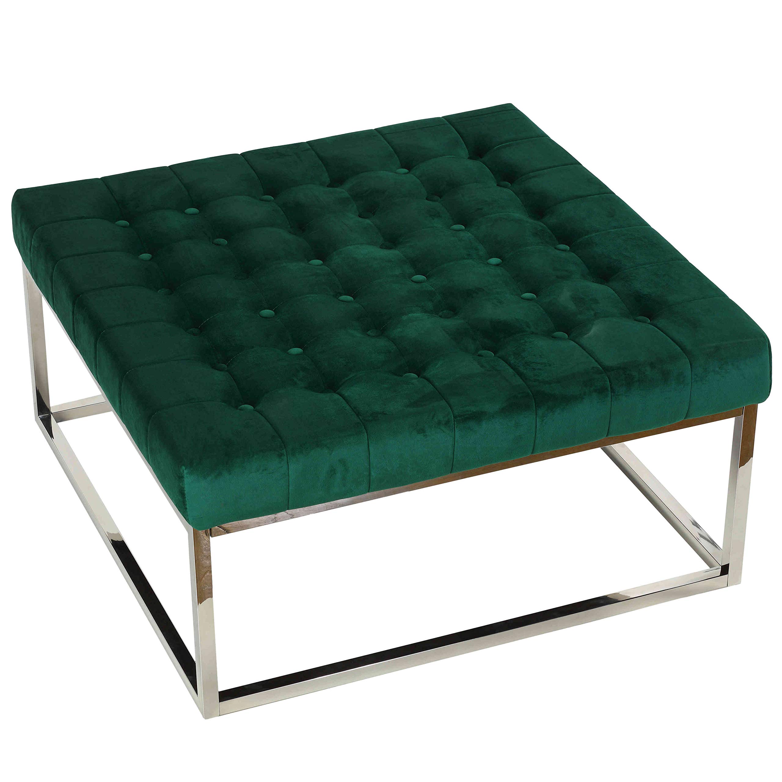 Cortesi Home Caroline Tufted Ottoman, 36