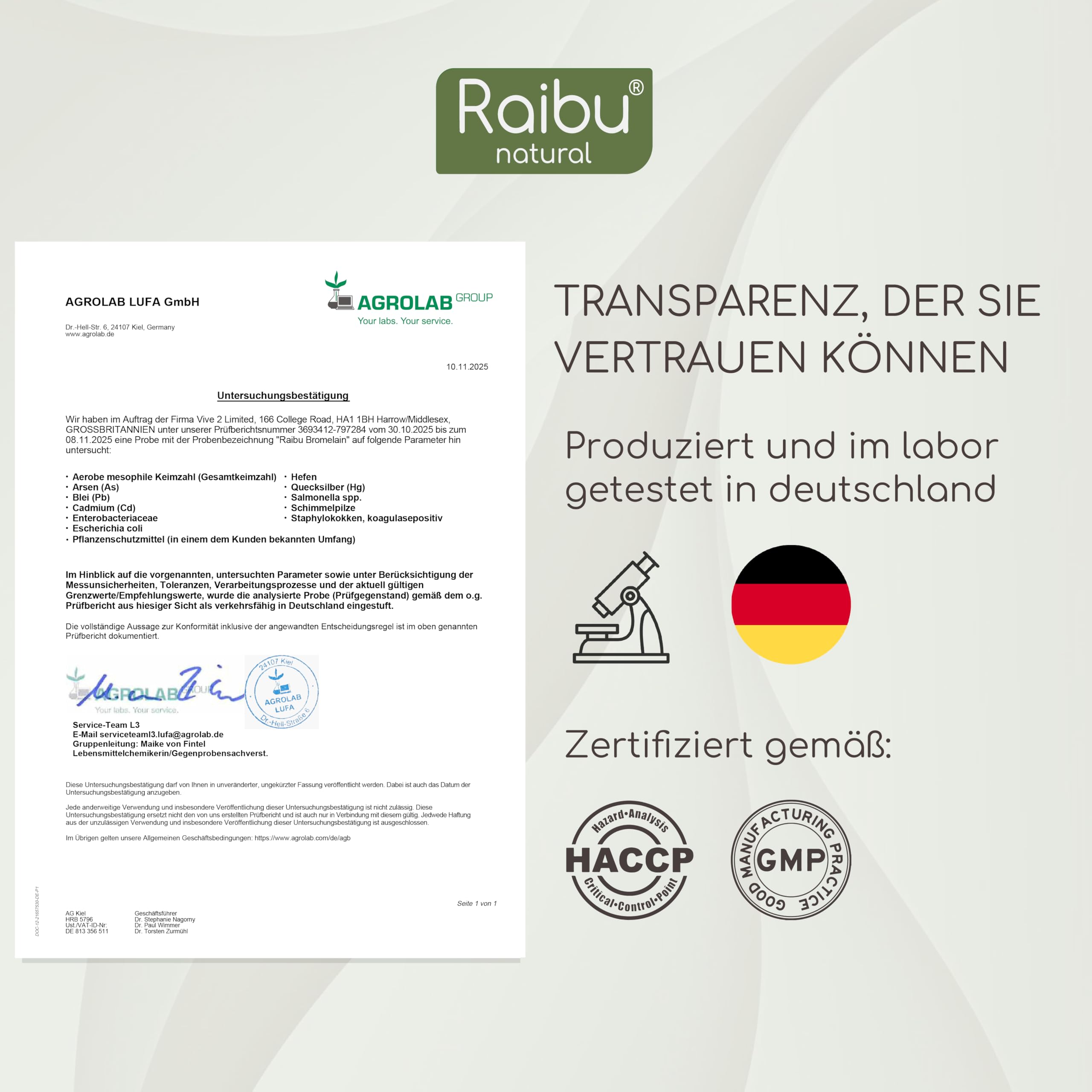 Bromelain Hochdosiert, 1000 mg (2500 GDU) pro Tag - 150 magensaftresistente Kapseln - Natürlicher Ananas Extrakt - In Deutschland produziert, laborgeprüft und vegan