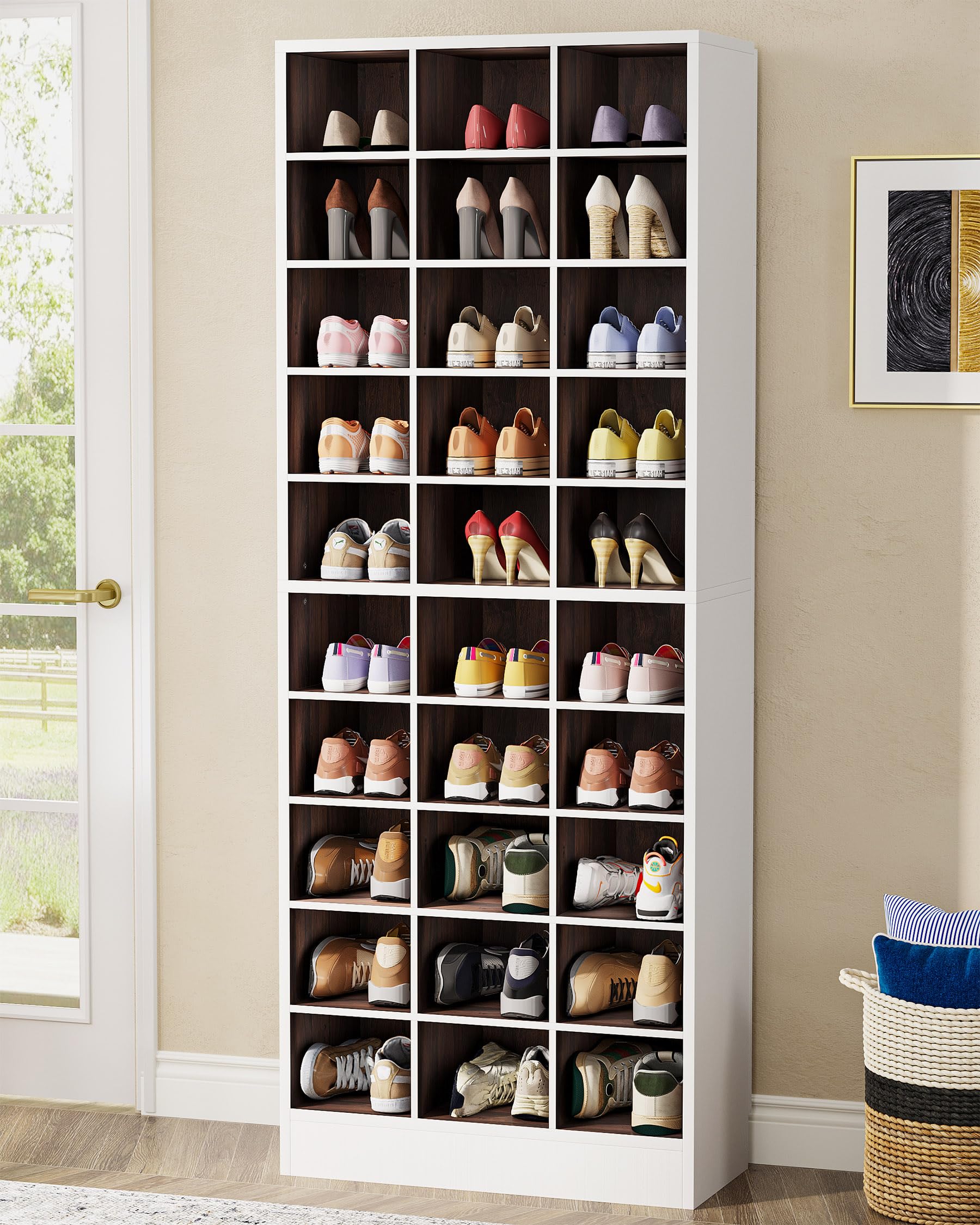 Shoe Rack For Closet Tribesigns 10-Tier Shoe Storage