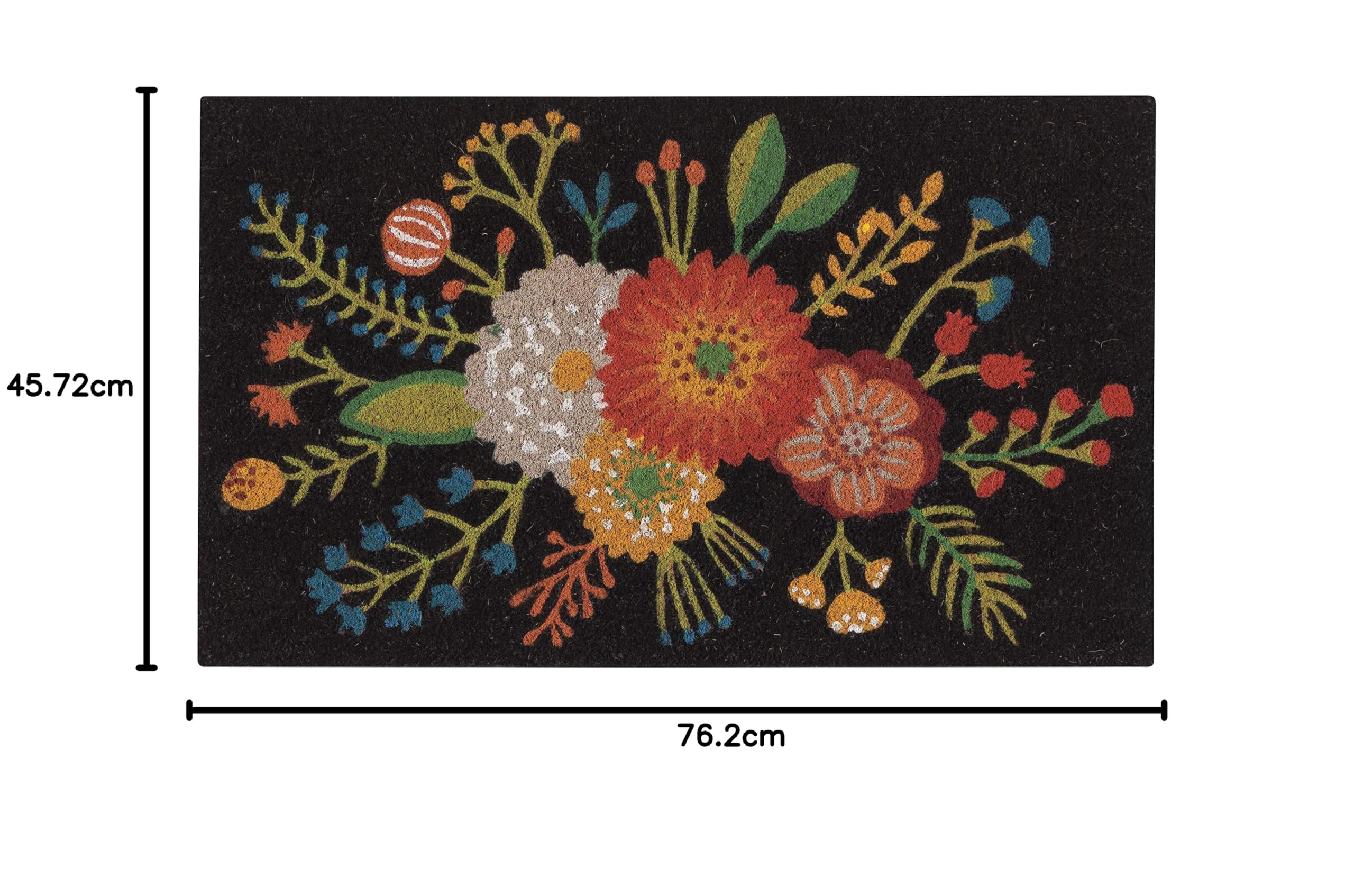 Now Designs Paillasson The Great Outdoors, Fleur dorée.