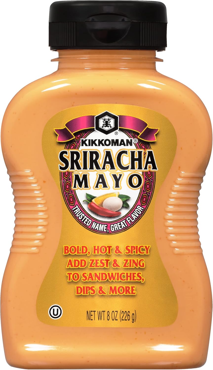 Kikkoman, Sriracha Mayo Bold, Hot and Spicy Mayonnaise, 8.5 ounces