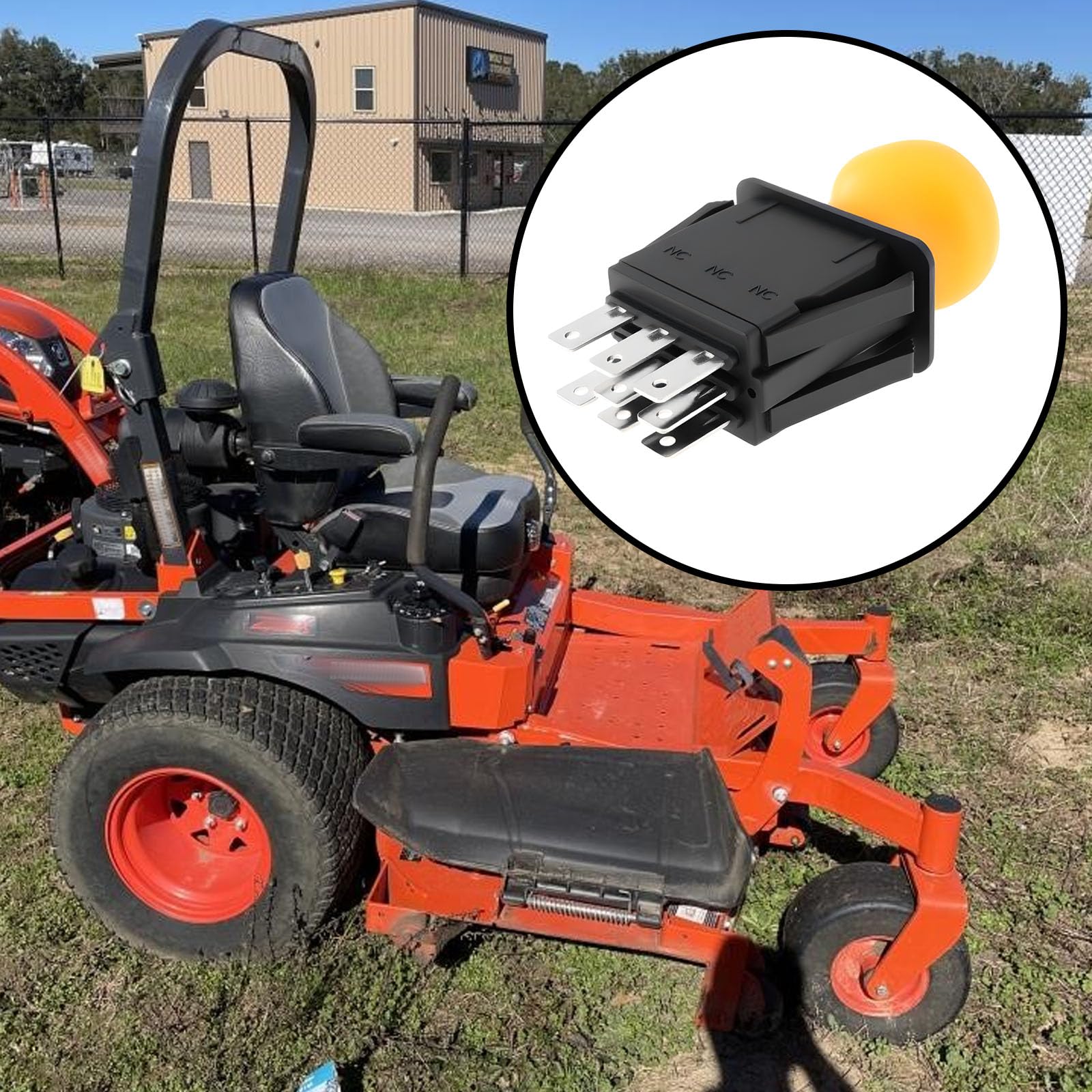 OTOTEC Interruttore PTO K301162300 per tosaerba compatibile con Kubota ZG123/ZG127//Z411/Z421/Z723