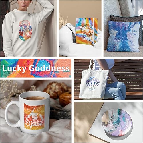 Vista 61 de Hojas de tinta de transferencia de sublimación, papel de sublimación de geometría de terrazo de 12 x 4.5 pulgadas, papel de transferencia