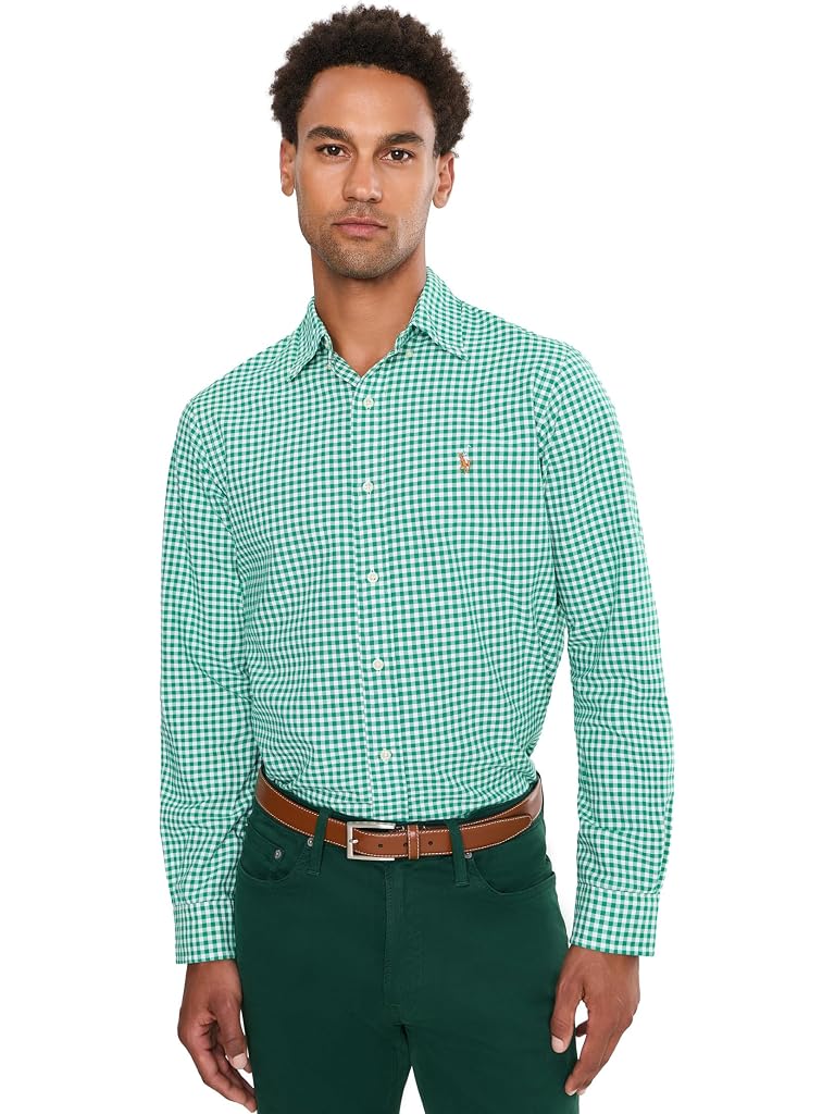 Blue Polo Ralph Lauren Classic Fit Garment-Dyed Oxford Shirt