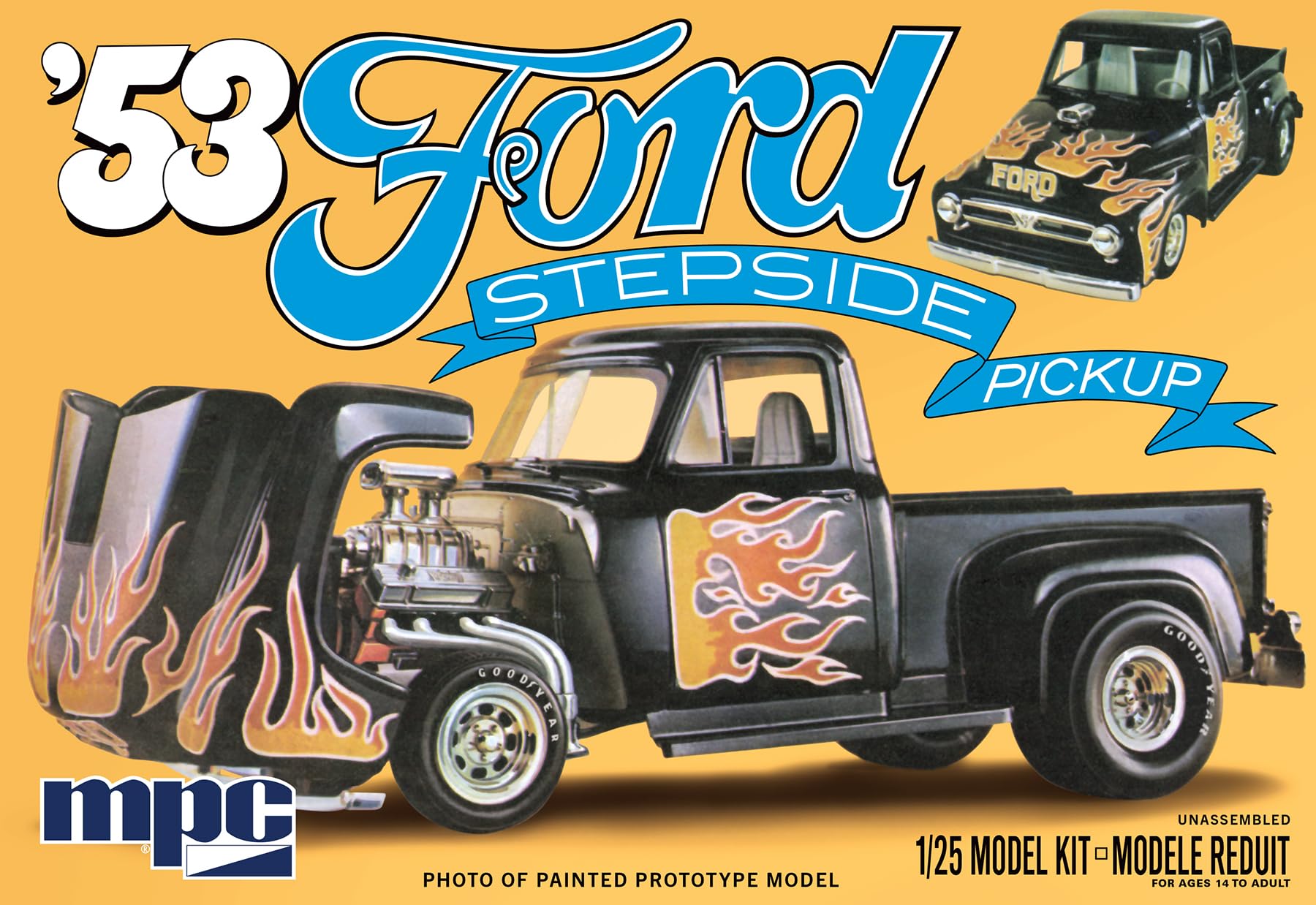 Amazon.com: MPC - 1953 Ford Pickup Flip-Nose (MPC1007) : Arts