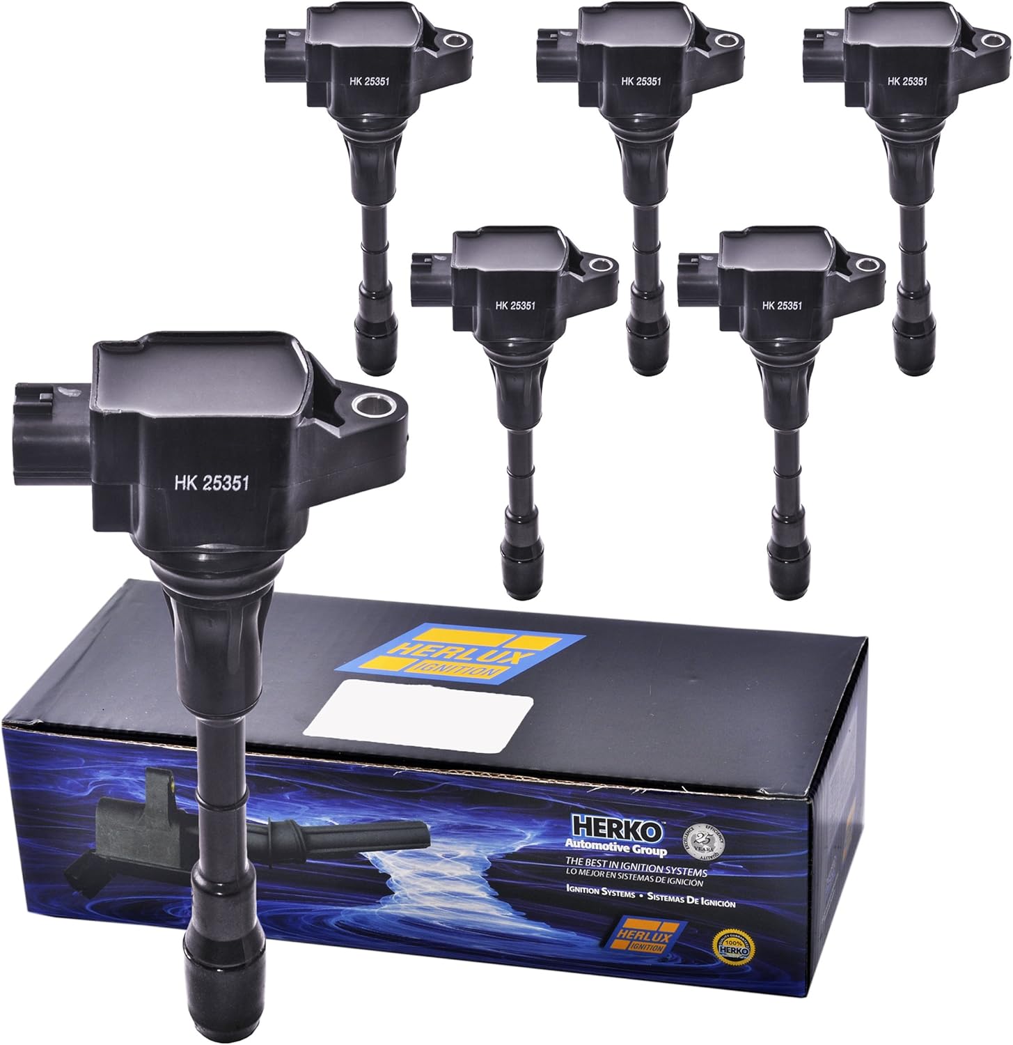 Set of 6 Herko B185 Ignition Coils For Nissan 2.5L 3.5L 4.0L 2007-2016
