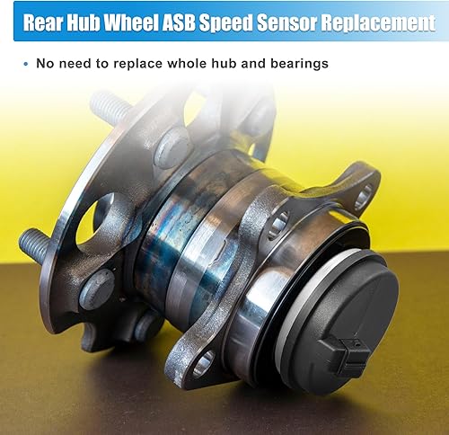 Miniatura 6 de X AUTOHAUX 2 unids Cojinete de cubo trasero ABS Sensor de velocidad para Hyundai Veloster N Tucson Sonata WO AWD para Kia Sportage 2WD NO.