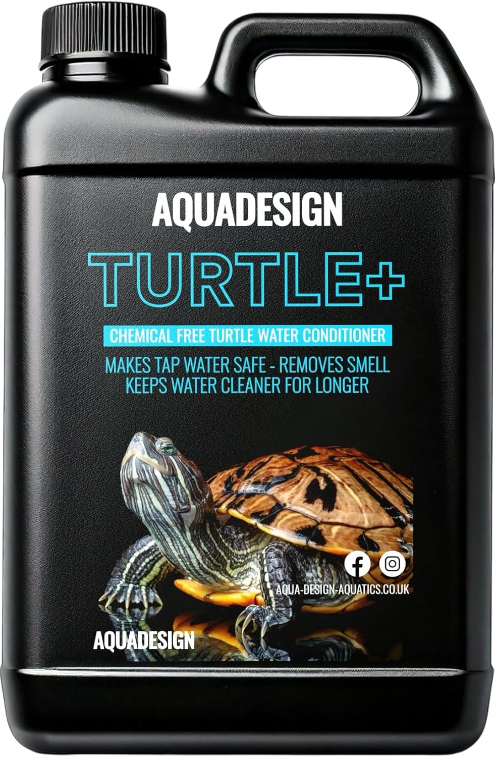 AquaDesign TURTLE+ 2500ML Turtle & Terrapin Water Conditioner Treatment ...
