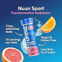 Vista 31 de Nuun Sport - Tabletas de electrolitos para una hidratación proactiva, ponche de frutas, paquete de 8 (80 porciones)