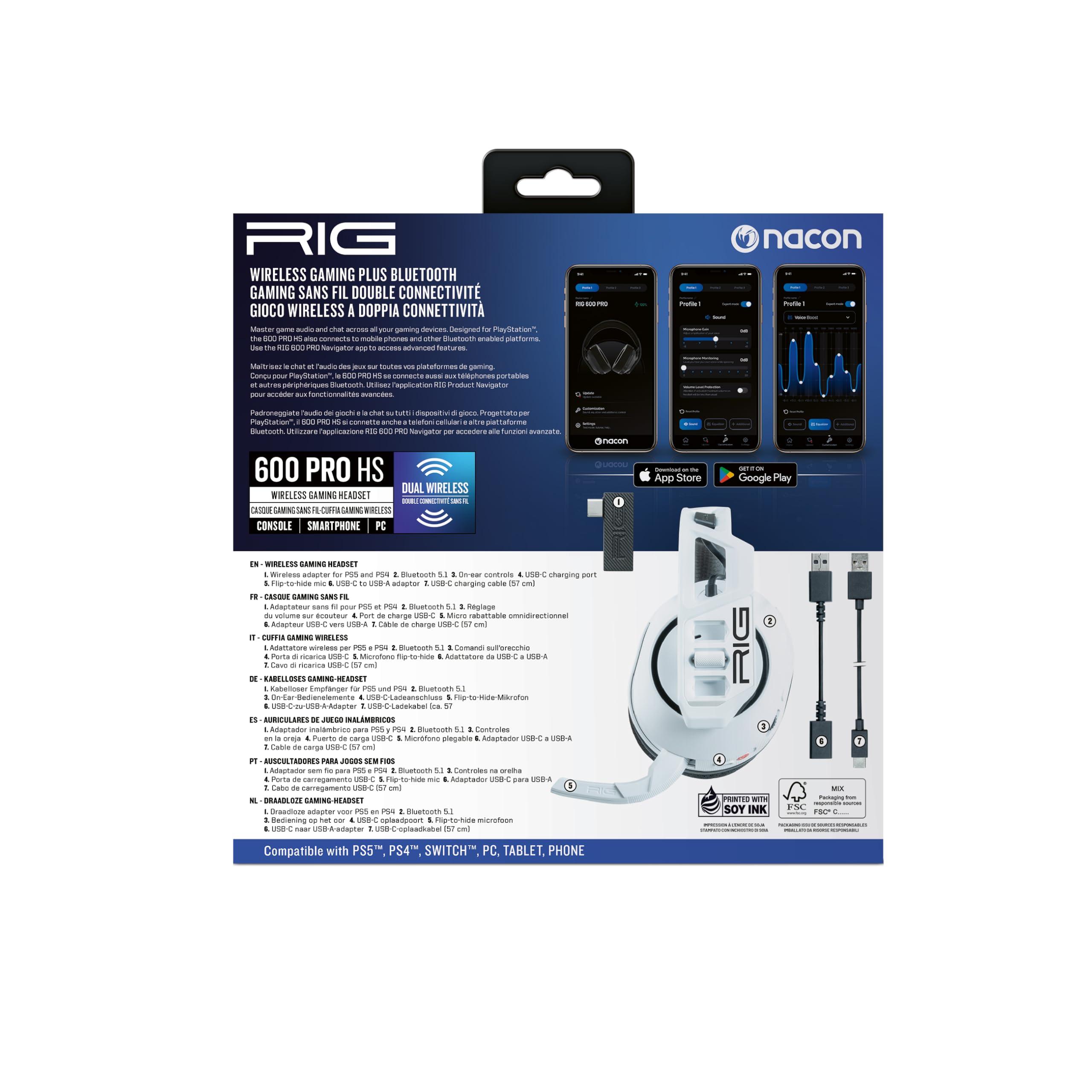 Plantronics RIG 600 Casque Gaming et Musique multi-plateforme