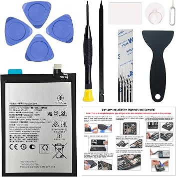 Compatible with Galaxy A05 Battery Replacement Kit, WT-S-N28 High-Capacity Li-ion Battery for Samsung A05 SM-A055F, Includes Tools & Instruction Manual