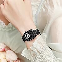 Vista 84 de Lightweight Resin Band For Apple Watch Series 11 10 SE 9 8 7 6 5 4 3 2 1 Ultra 3 2, Fashion Adjustable Replacement Strap for iWatch Bands 38mm 40mm