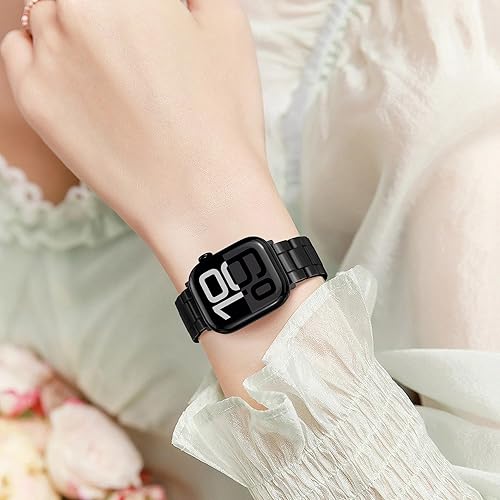 Miniatura 84 de Lightweight Resin Band For Apple Watch Series 11 10 SE 9 8 7 6 5 4 3 2 1 Ultra 3 2, Fashion Adjustable Replacement Strap for iWatch Bands 38mm 40mm