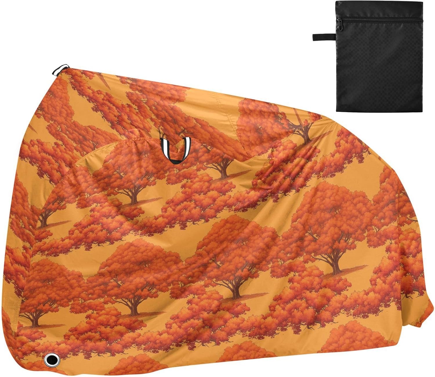 Red Trees Cover for Bike Uv Resistant Motorcycle Cover Bikes Storage