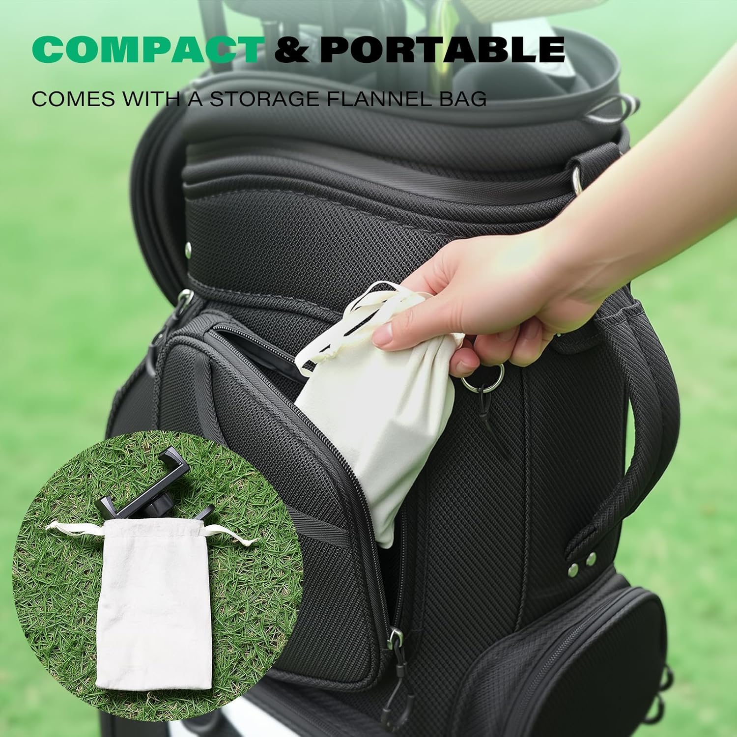 Aluminum Alloy Golf Cart Phone Holder with Safety Lock, Heavy Duty Magnetic Golf Phone Mount for EZGO/Club Car/Yamaha/Icon, Golf Cart Accessories Gifts for Men Women [Phone Case Friendly] - Image 8