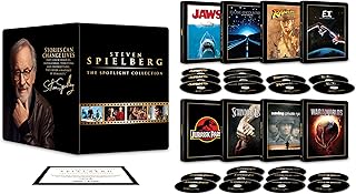 Steven Spielberg: The Spotlight Collection - Limited Edition Steelbook Library Case [4K Ultra HD + Blu-ray + Digital]
