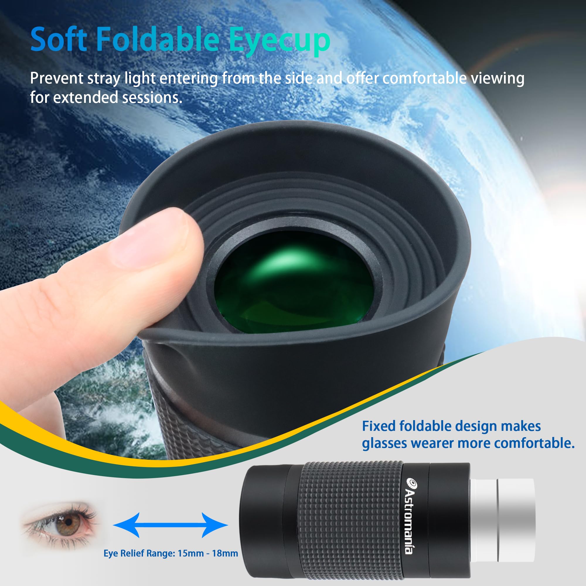 Amazon.com : Astromania Zoom Eyepiece for Telescope, 8-24mm Wide