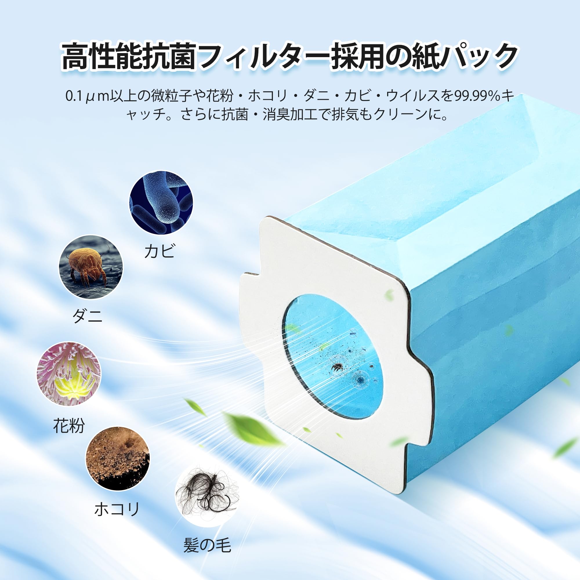 Amazon.co.jp: Klean Joy マキタ用 掃除機 紙パック フィルター 充電式