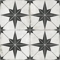 The Tiles Plaza Encaustic Peel and Stick Backsplash