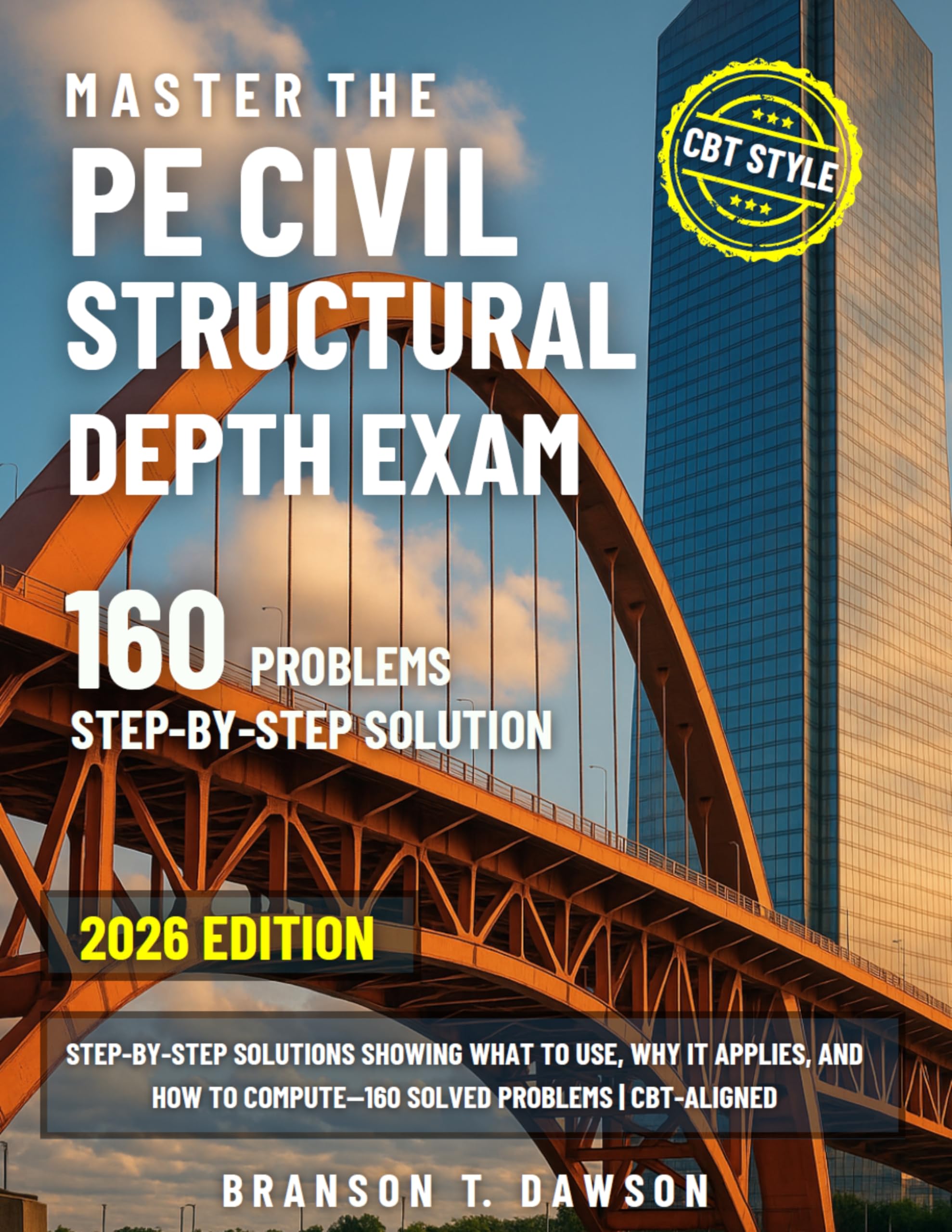 Livre PE Civil Structural CBT comprenant 160 exercices pas à pas pour ingénieur