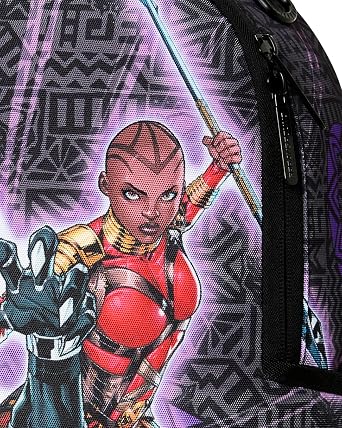 Sprayground BLACK PANTHER OFFICIAL COLLAB - NEVER BACK DOWN BACKPACK