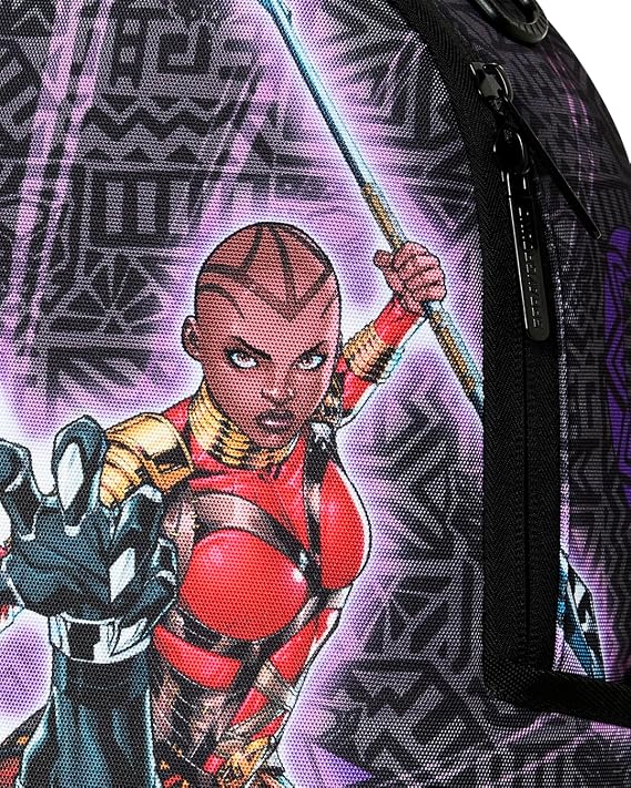 Sprayground BLACK PANTHER OFFICIAL COLLAB - NEVER BACK DOWN BACKPACK