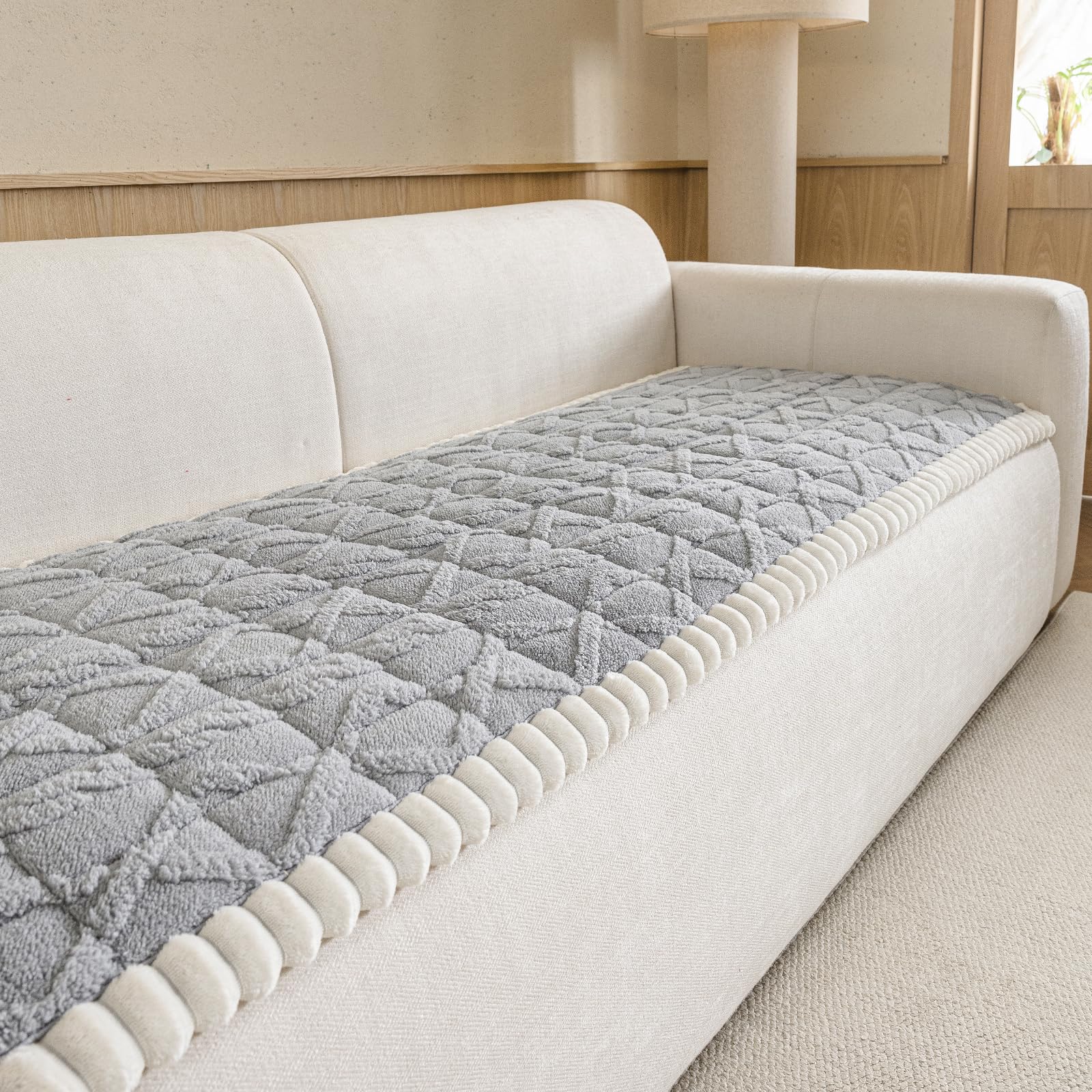 PJLZJFBY 27.6”x94.5” Couch Cover for Dogs, Washable Sofa Protector for Pets