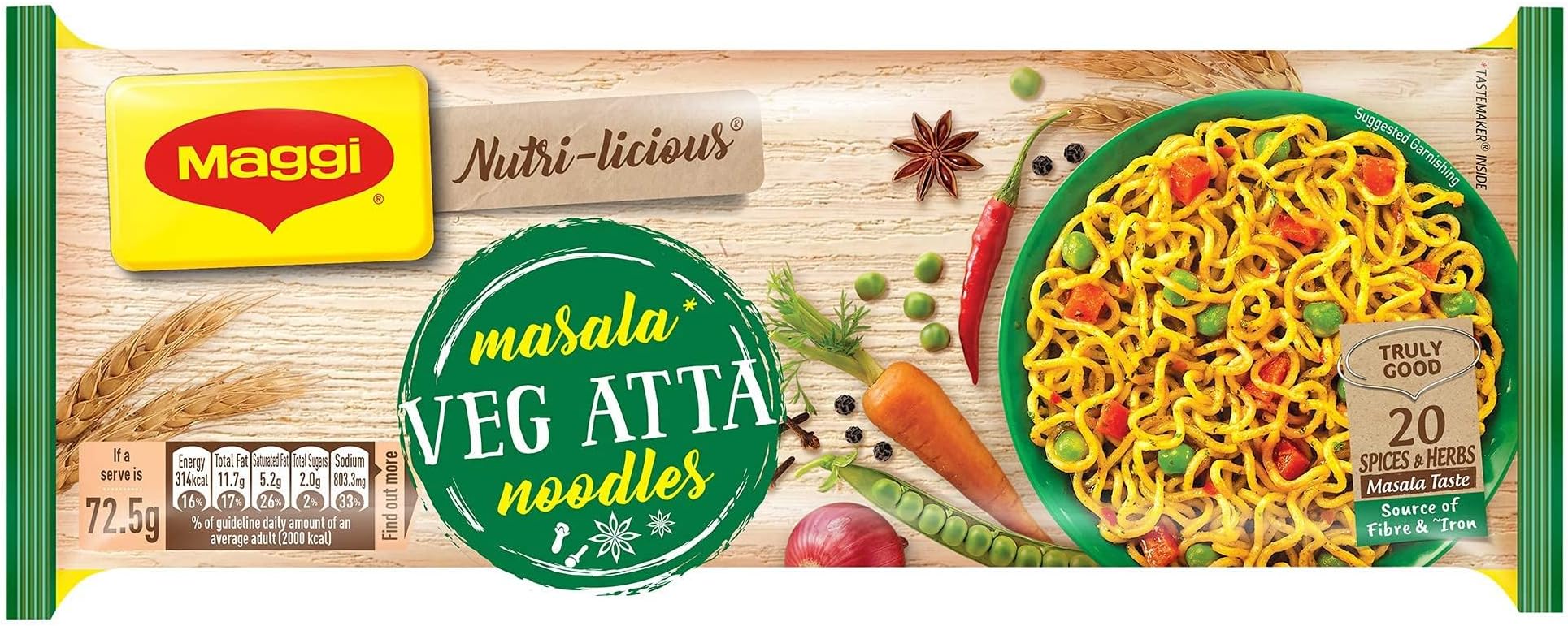 Masala Veg Atta Noodles 290g