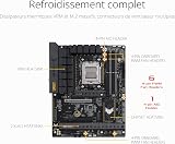 ASUS TUF GAMING B650-PLUS WIFI – Carte mère gaming AMD Ryzen AM5 ATX (14 phases d'alimentation, PCIe 5.0 M.2 support, DDR5, WiFi 6, 2.5 Gb Ethernet, USB4, Aura Sync RGB) - 4