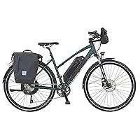 Prophete ET300 - Bicicletta elettrica da trekking da 28", telaio trapezoidale con