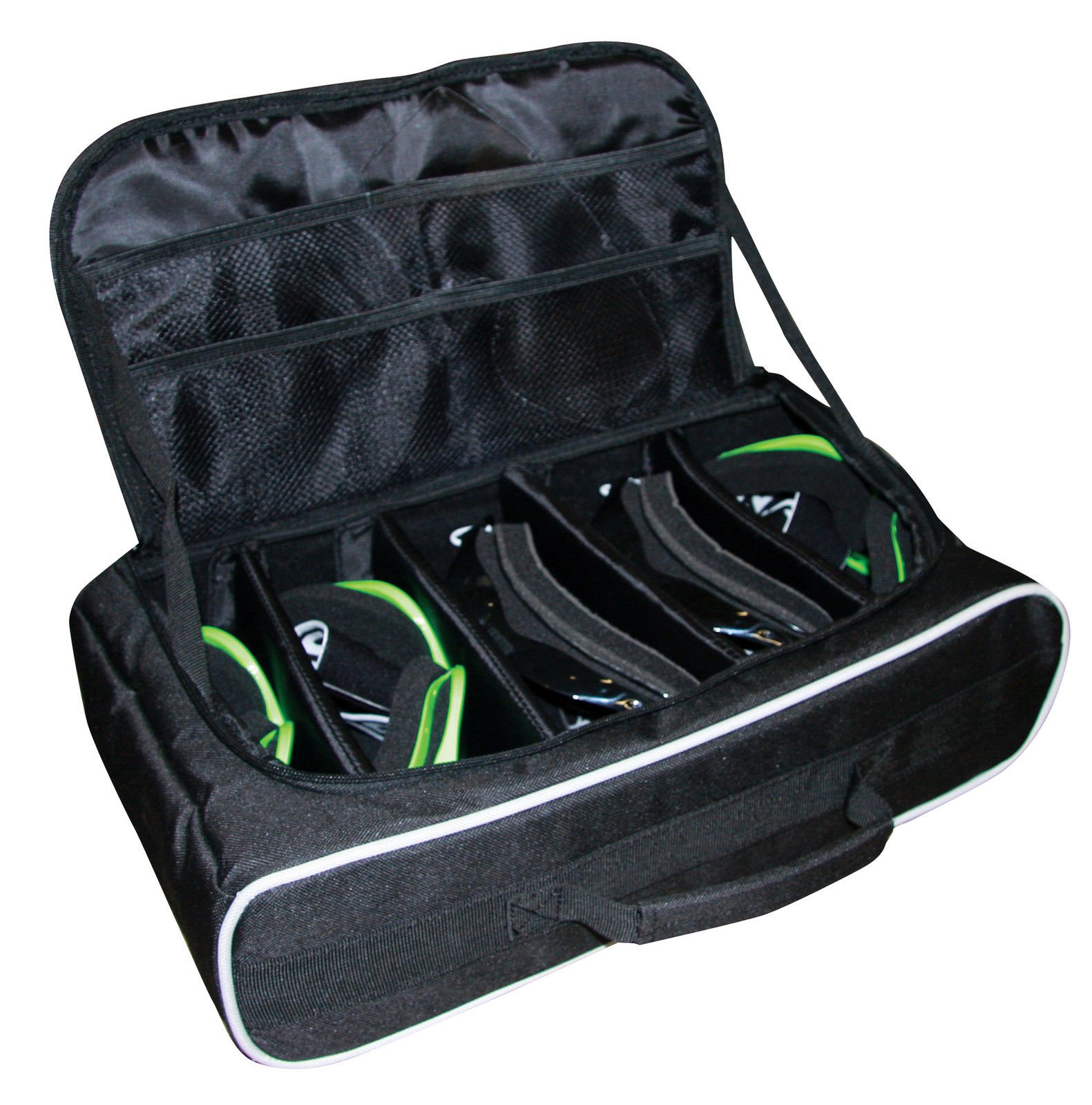 Bike It Motocross MX Goggle Bag & Accessory Case Black Stores 5 Sets Of Goggles