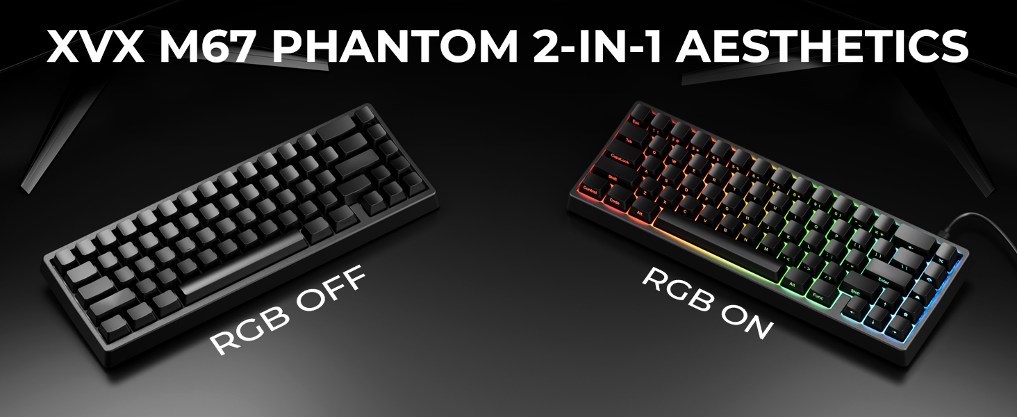Amazon.com: HITIME x XVX M67 60% Keyboard USB Wired Gaming