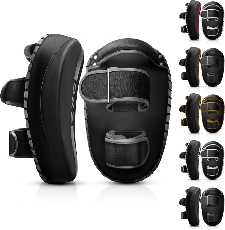Almohadillas para Muay Thai Equipo de Kickboxing Almohadillas para entrenamiento de artes marciales para MMA, Taekwondo, Karate - Ideal para patadas, rodillas y puñetazos en el entrenamiento de artes marciales (SOLO UNA ALMOHADILLA)