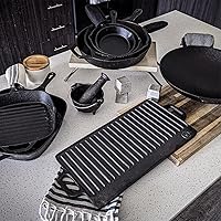 Vista 8 de Backcountry Iron Sartén redonda de hierro fundido pre-sazonado mediano de 10-14 pulgadas