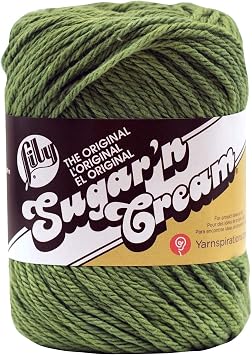 Lily Sugar n Cream 100% Cotton Yarn, 2.5 oz. Ball SAGE