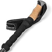 Vista 5 de Cascade Mountain Tech Bastones de senderismo de aluminio ligeros de grado aeronáutico con agarre extendido y kit de punta