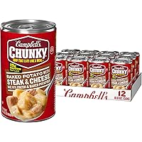 Vista 12 de Campbell's Chunky Sopa de papa al horno con bistec y queso, lata de 18.8 onzas