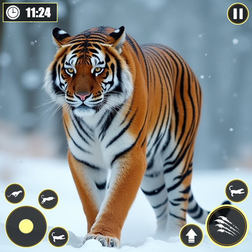 Tiger-Simulator, Tierjagd, Dschungelkampf, Wildtier-Abenteuer, Tierspiele