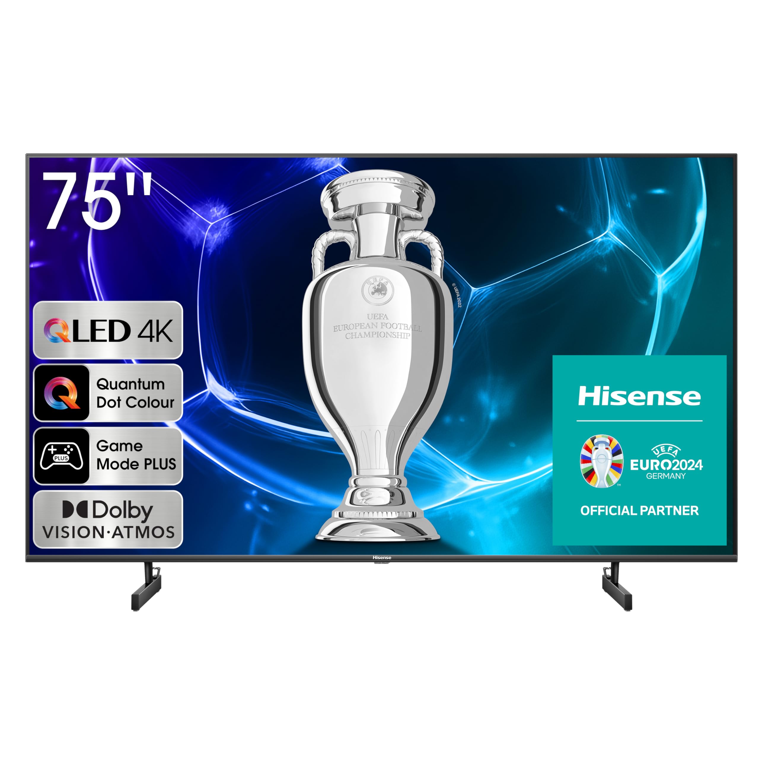 UHD VIDAA Smart TV 75A7K - Wide Colour Gamut, 60Hz VRR, Dolby Vision, Bluetooth&HDMI, Share to TV, Alexa Built-in and Youtube, Netflix and Shahid OSN