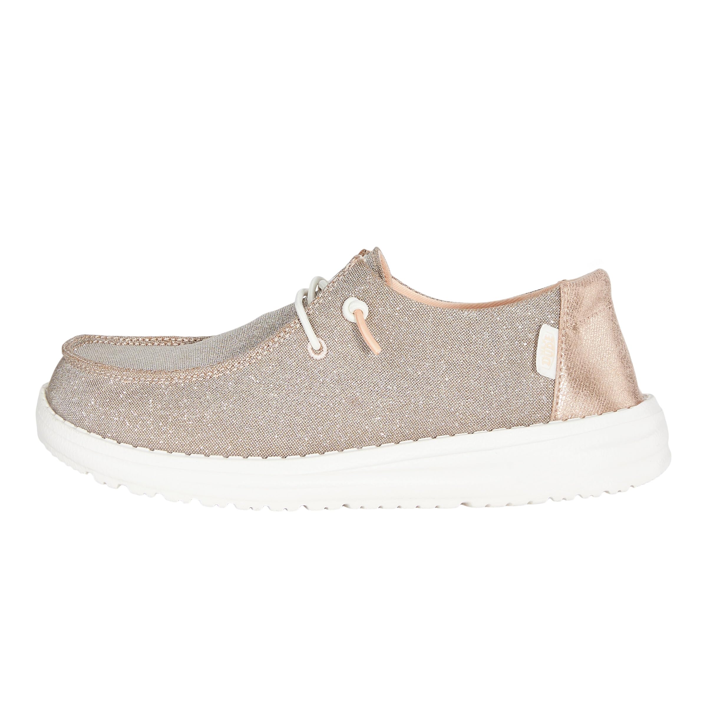 HEYDUDE Baby Girls' Wendy Metallic Sparkle (Toddler)