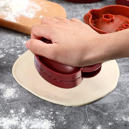 Miniatura 7 de Molde para pastel de mano, mini prensatelas de bolsillo, molde para pastel de otoño, molde para hacer pasteles de otoño, herramienta de molde de