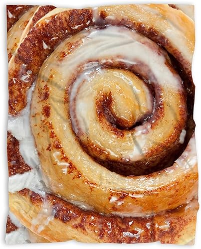 Miniatura 10 de Darani Food Bacon - Manta de franela ligera, súper suave y acogedora, cálida y ligera, de franela suave, 60 x 50 pulgadas, tamaño mediano para cama