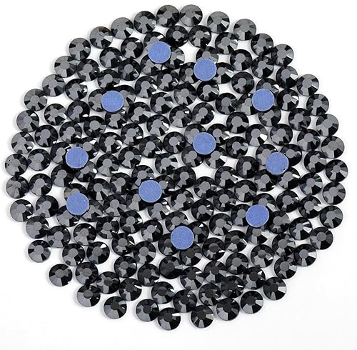 Vista 153 de 6000 diamantes de imitación termoadhesivos a granel, diamantes de imitación azules para ropa de manualidades, cristales termoadhesivos