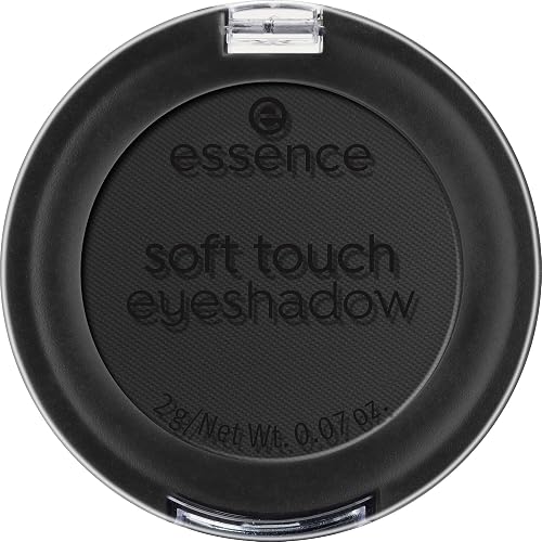 essence cosmetics soft touch eyeshadow,Lidschatten,Nr. 06 Pitch Black,schwarz,so