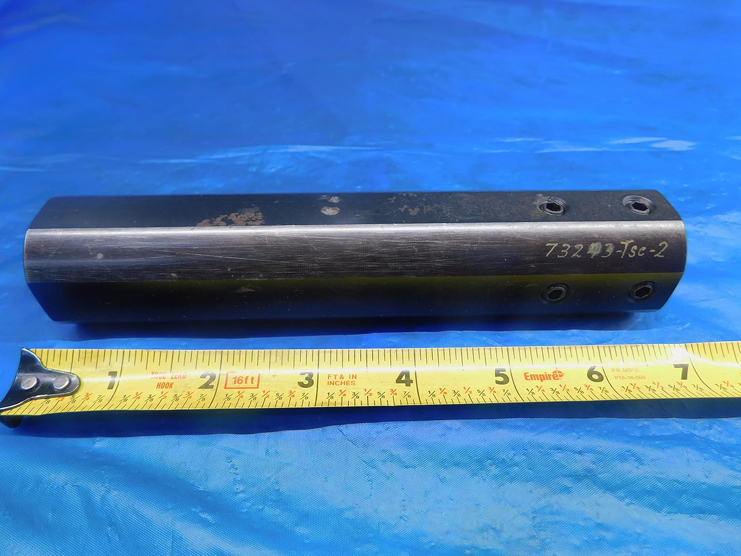 5/8 I.D. X 1 1/2 O.D. Lathe Bushing Reducer Sleeve Adapter 7" OAL .625 1.5 - AR0858LVR