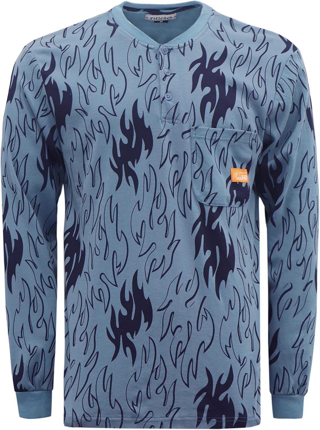 Titicaca FR Shirts 7oz Flame Resistant Shirt Men's Fire Retardant Henley Shirt